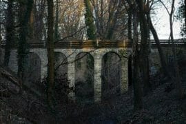 Ein Viadukt in Potsdam? Die Teufelsgrabenbrücke (Teufelsbrücke) in Bornstedt